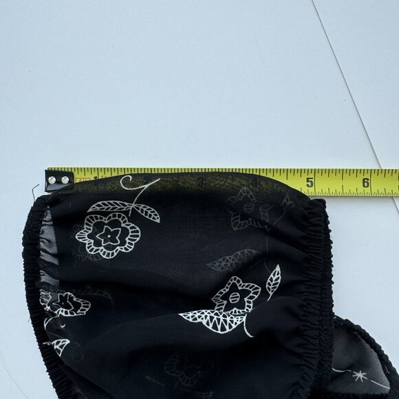 babydoll top y2k Off-shoulder Sheer Romantic Whimsigoth Large - Picture 5 of 15